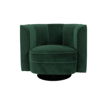 Lounge Chair Flower Green