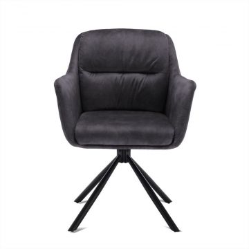 Eetkamerstoel Talas Antraciet (set van 2)