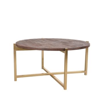 LABEL51 Salontafel Dox - Espresso - Mangohout
