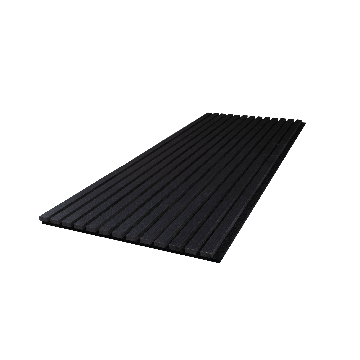 Akupanel Zwart Eiken Zwart Vilt - 130 X 52 Cm