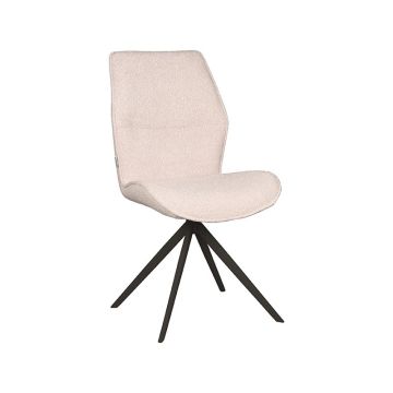 LABEL51 Eetkamerstoel Comfy - Naturel - Boucle