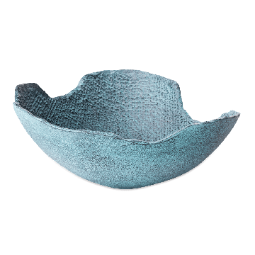 Benoa Schaal Decoratief Blauw Patina Middel (set of 4)