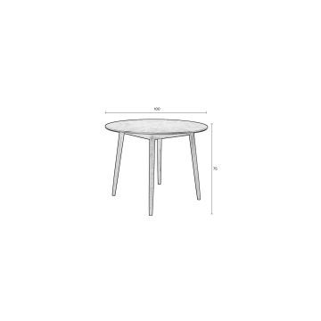 Table Fabio 100' Natural