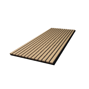 Akupanel Naturel Eiken Zwart Vilt - 130 X 52 Cm