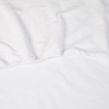 Kayori Showa splittopper hoeslaken flanel - Wit