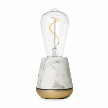 Humble One Table Light  White Marble