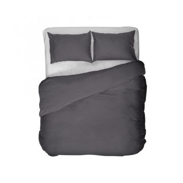 Kayori dekbedovertrek Showa Flanel - Antracite