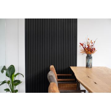 Floer Wandpaneel Akupanel XL Lino Zwart