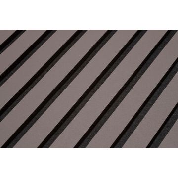 Floer Wandpaneel Akupanel Lino Grijsbruin