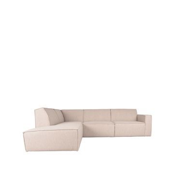 LABEL51 Bank Kay - Naturel - Boucle - Ottomane + 2,5-Zits