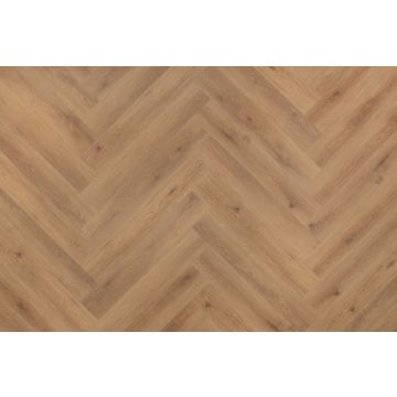 Floer Plak PVC Walvisgraat Narwal Nootbruin