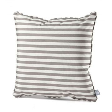 Extreme Lounging b-cushion Pattern Pencil Stripe Silver Grey