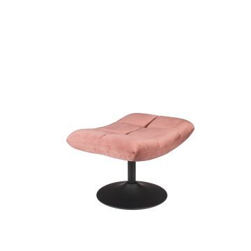 Hocker Bar Velvet Old Pink