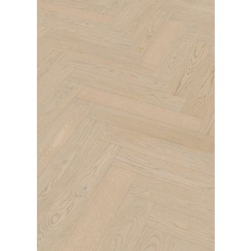 Floer Hybride Hout Visgraat Wit Eiken