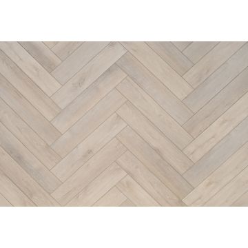 Floer Click PVC Visgraat Rijn Gerookt Wit