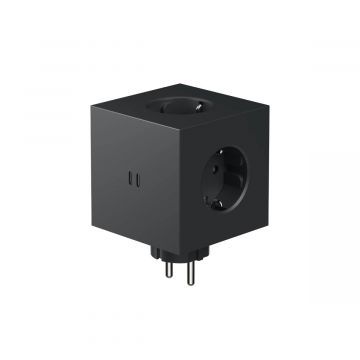 AVOLT Square 2 Socket extender with 30W Dual USBC - Stockholm Black