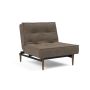 Innovation Living Splitback Styletto Chair Dark Wood - stof 411
