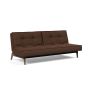Innovation Living Splitback Eik Sofa Bed Smoked Oak - stof 359