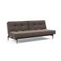 Innovation Living Splitback Styletto Sofa Bed Dark Wood - stof 530