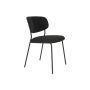 Chair Jolien Black/Black Bouclé