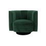 Lounge Chair Flower Green