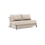Innovation Living Cubed 140 Chrome Sofa Bed - stof 410