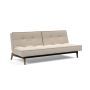 Innovation Living Splitback Eik Sofa Bed Smoked Oak - stof 612