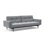Innovation Living Splitback Styletto Sofa Bed Black Wood With Arms - stof 565
