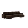 Innovation Living Norum Sofa Bed U-shape With Chunky Arms - stof 358