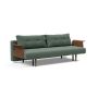 Innovation Living Recast Sofa Bed Dark Styletto With Arms - stof 507