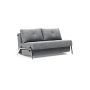 Innovation Living Cubed 140 Alu Sofa Bed - stof 565