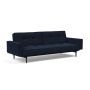 Innovation Living Splitback Styletto Sofa Bed Black Wood With Arms - stof 528