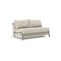 Innovation Living Cubed 140 Chrome Sofa Bed - stof 357