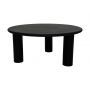 Adore Hsm Collection-Ronde Salontafel Pillar-80X80X35-Zwart-Mango