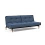 Innovation Living Splitback Styletto Sofa Bed Dark Wood - stof 302