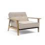 Innovation Living Splitback Frej Chair Oak - stof 612