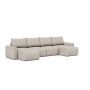 Innovation Living Norum Sofa Bed U-shape With Chunky Arms - stof 471