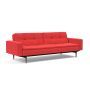 Innovation Living Dublexo Styletto Sofa Bed Dark Wood With Arms - stof 511