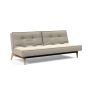 Innovation Living Splitback Eik Sofa Bed Oak - stof 539