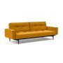 Innovation Living Splitback Styletto Sofa Bed Black Wood With Arms - stof 507