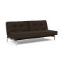 Innovation Living Splitback Chrome Sofa Bed - stof 358