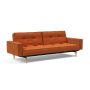 Innovation Living Splitback Styletto Sofa Bed Light Wood With Arms - stof 412
