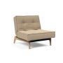 Innovation Living Splitback Eik Chair Oak - stof 587