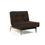 Innovation Living Splitback Eik Chair Oak - stof 358