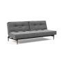 Innovation Living Splitback Styletto Sofa Bed Dark Wood - stof 563
