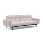 Innovation Living Splitback Styletto Sofa Bed Black Wood With Arms - stof 300