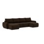 Innovation Living Norum Sofa Bed U-shape With Curve Arms - stof 358