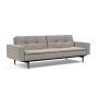 Innovation Living Dublexo Styletto Sofa Bed Black Wood With Arms - stof 321