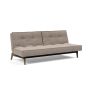 Innovation Living Splitback Eik Sofa Bed Smoked Oak - stof 318