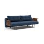 Innovation Living Recast Sofa Bed Dark Styletto With Arms - stof 414